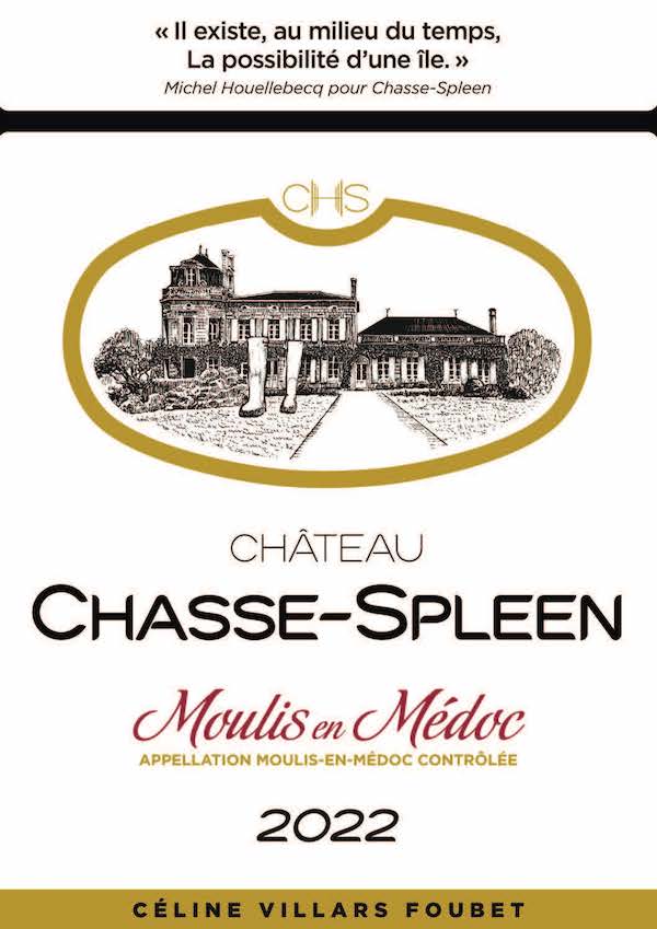 étiquette Château Chasse-Spleen 2022